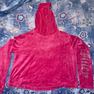 Juicy Couture small hot pink hoodie